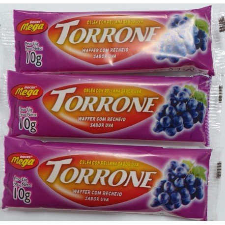 Torrone Sabor Uva unidades de 10g
