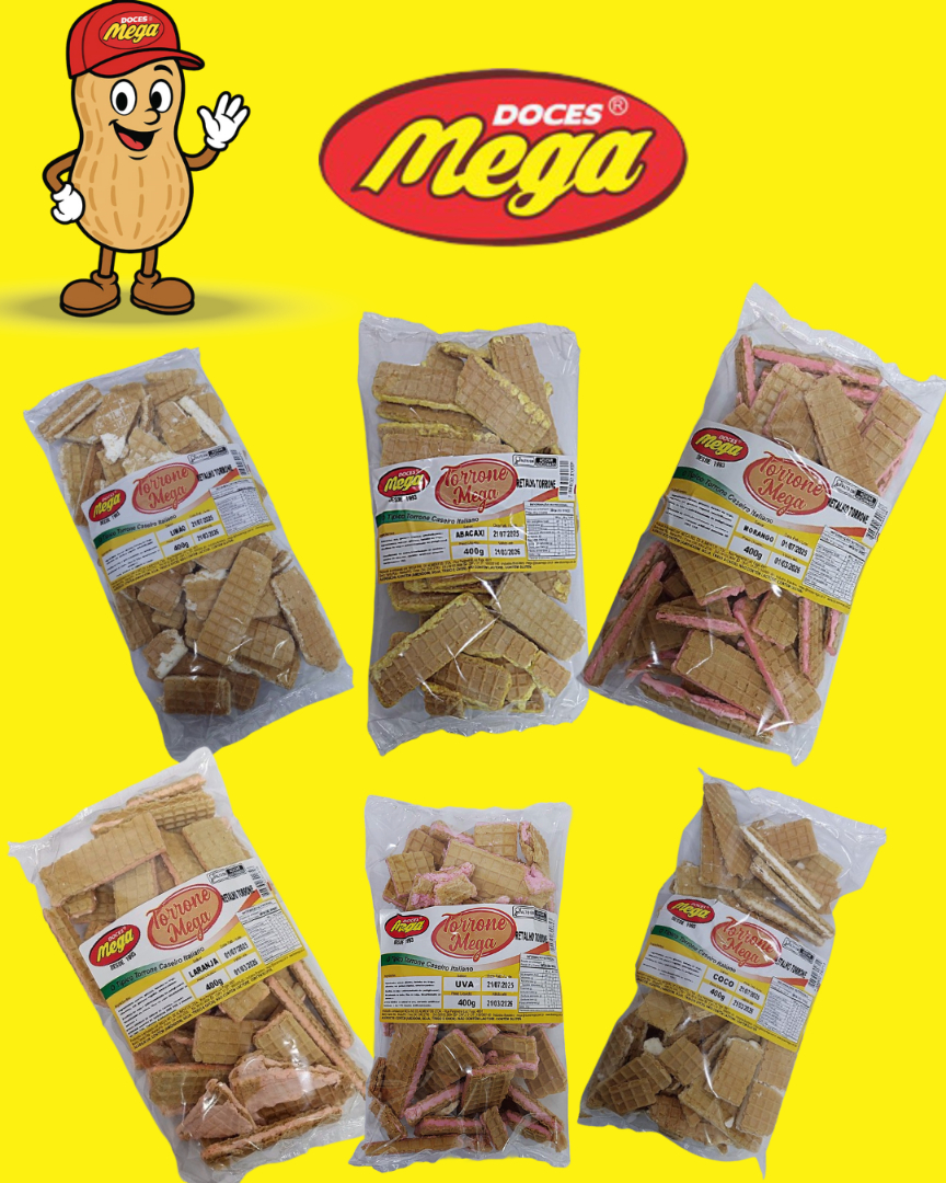 Retalhos de Torrone 400g Sabores