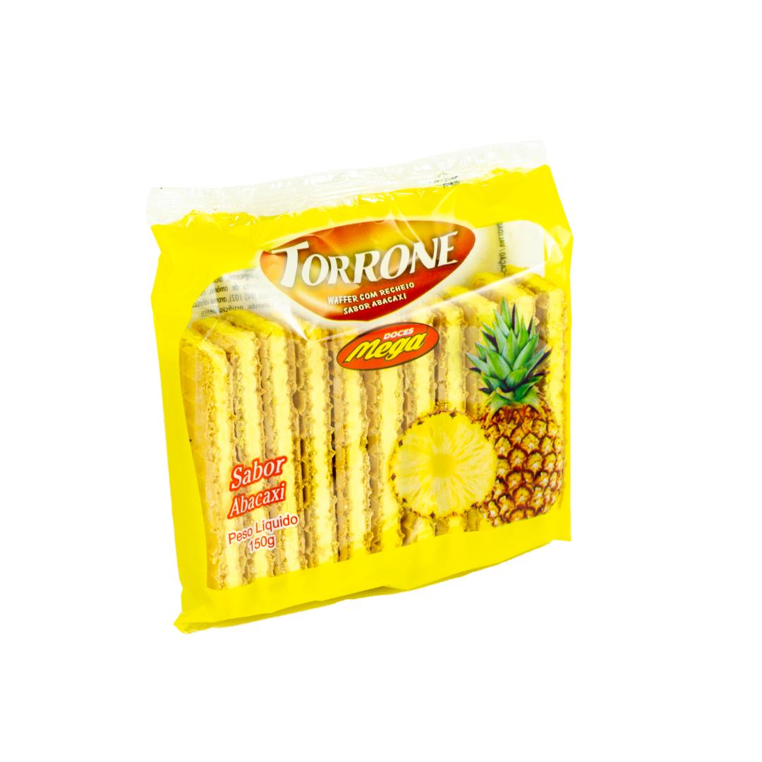 Torrone com Waffer recheio Sabor Abacaxi- 150g