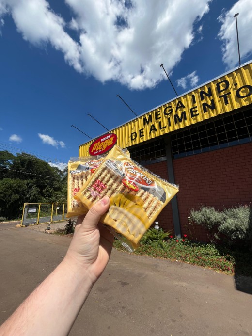 Torrone com Waffer recheio sabor Banana - 150g