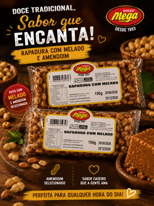Rapadura de Melado 150g